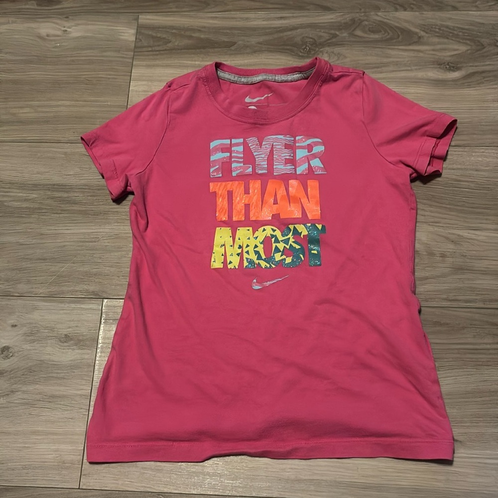 Nike, size S, girls pink shirt